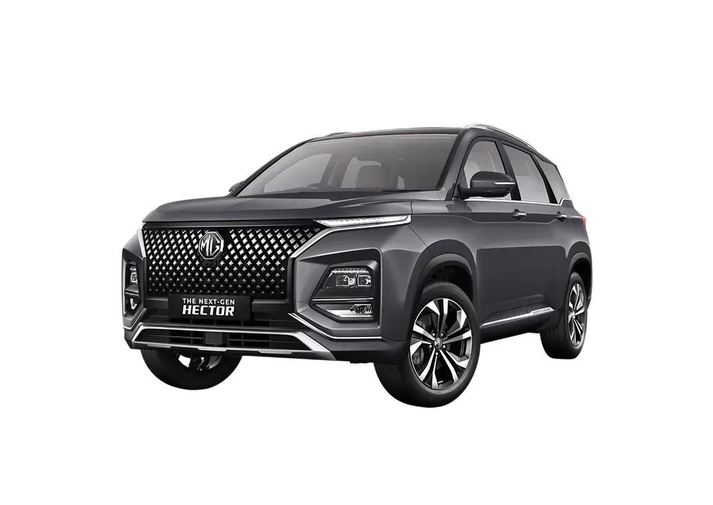 mg hector plus blackstorm cvt 7 str off road adventurer