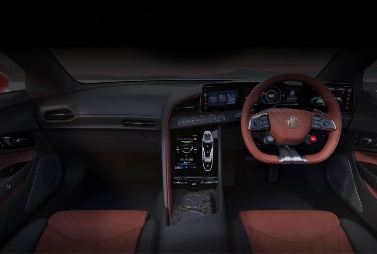mg cyberster interior