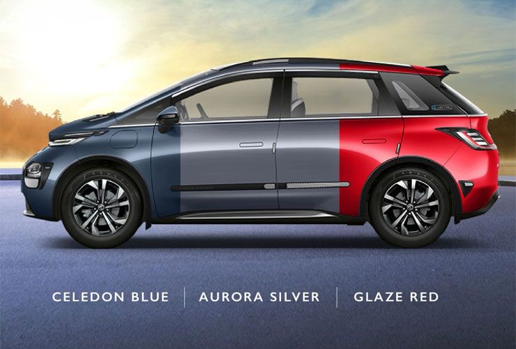 mg windsor ev pro colours