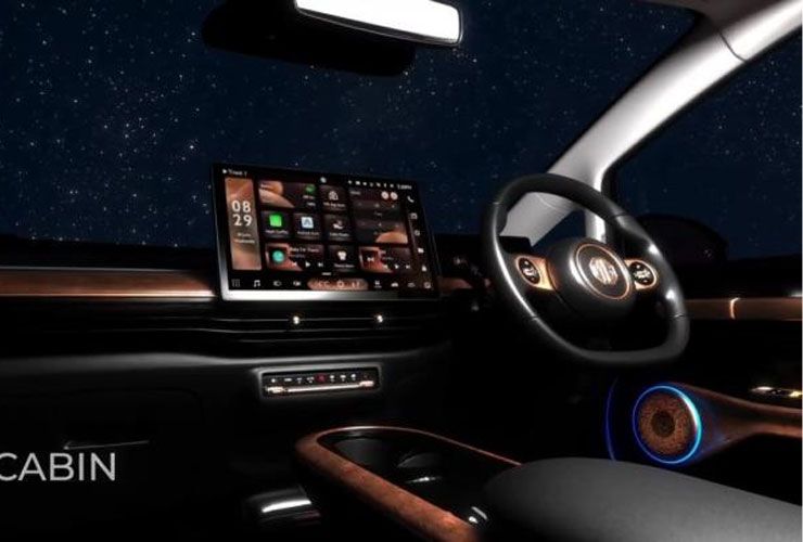 mg windsor ev pro interior