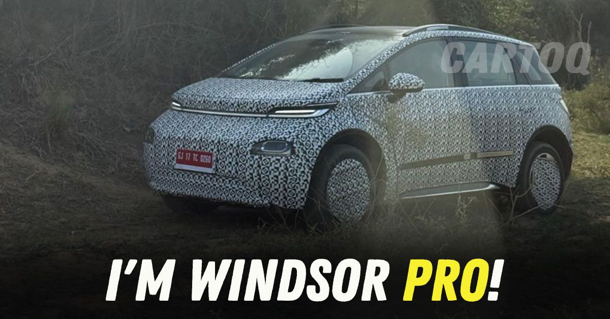 mg windsor Pro ev 50 kwh spy pictures mg windsor Pro ev 50 kwh spy pictures