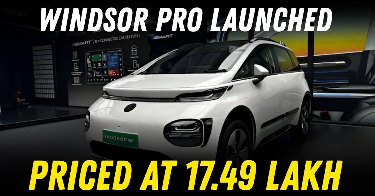 mg windsor pro launched in india mg windsor pro launched in india
