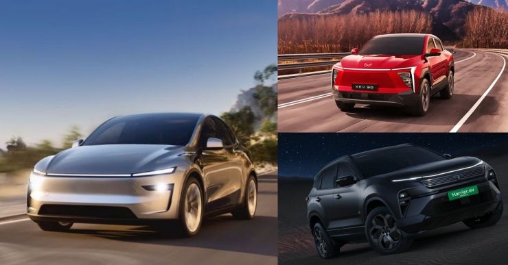 model y vs xev 9e vs harrier ev