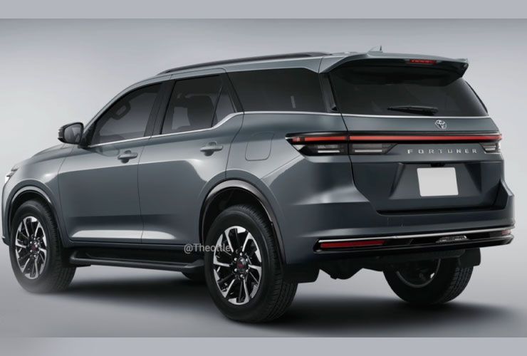 new fortuner rear
