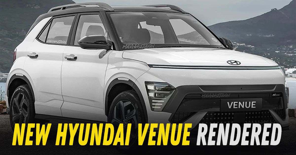 new hyundai venue facelift rendered featured new hyundai venue facelift rendered featured