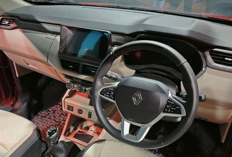 new renault triber interior