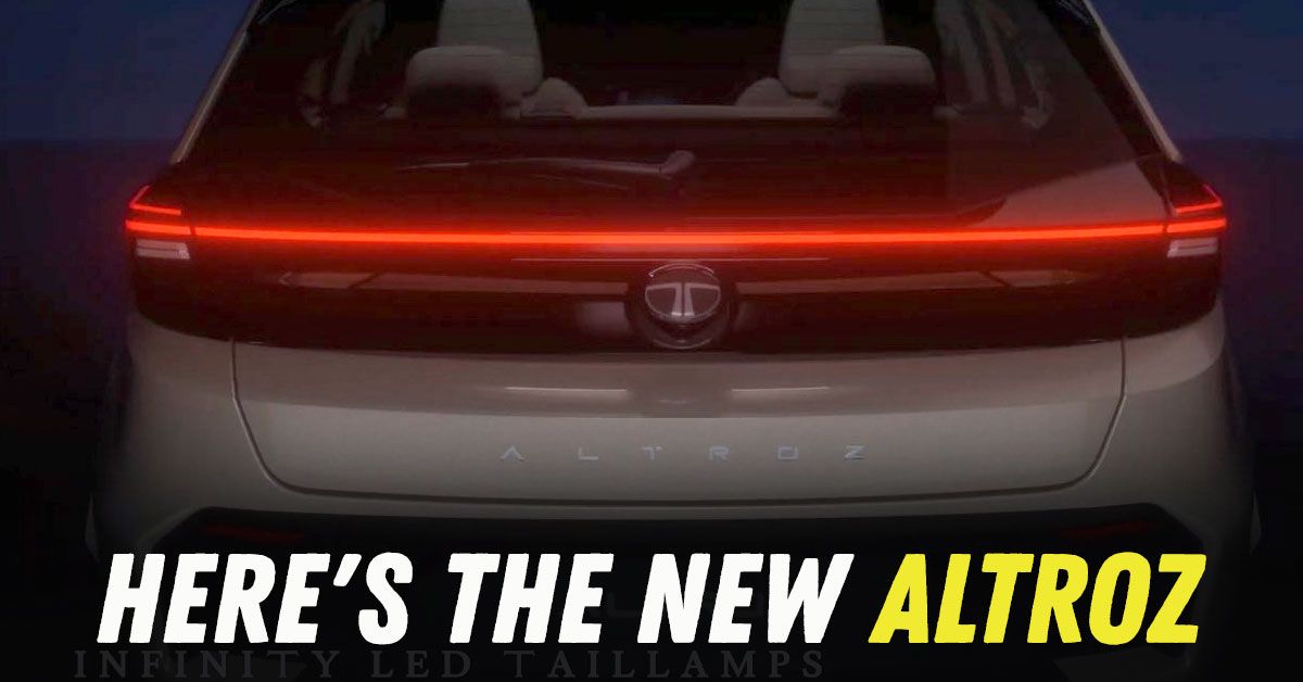 new tata altroz facelift teaser new tata altroz facelift teaser