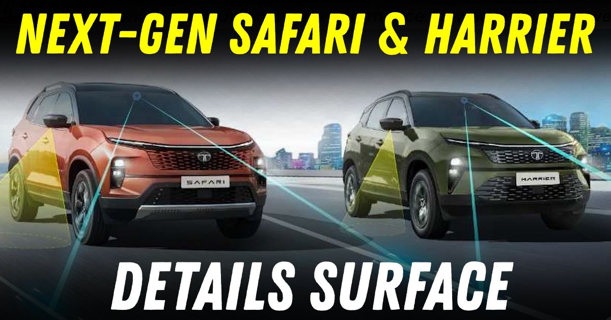 next-generation tata safari harrier SUVs featured