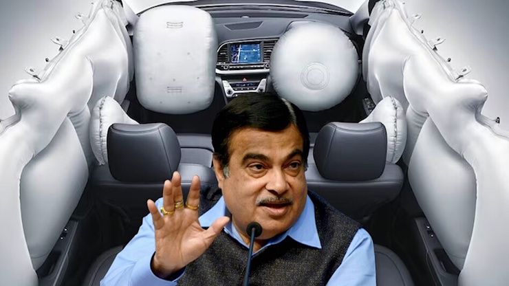 nitin gadkari on 6 airbags