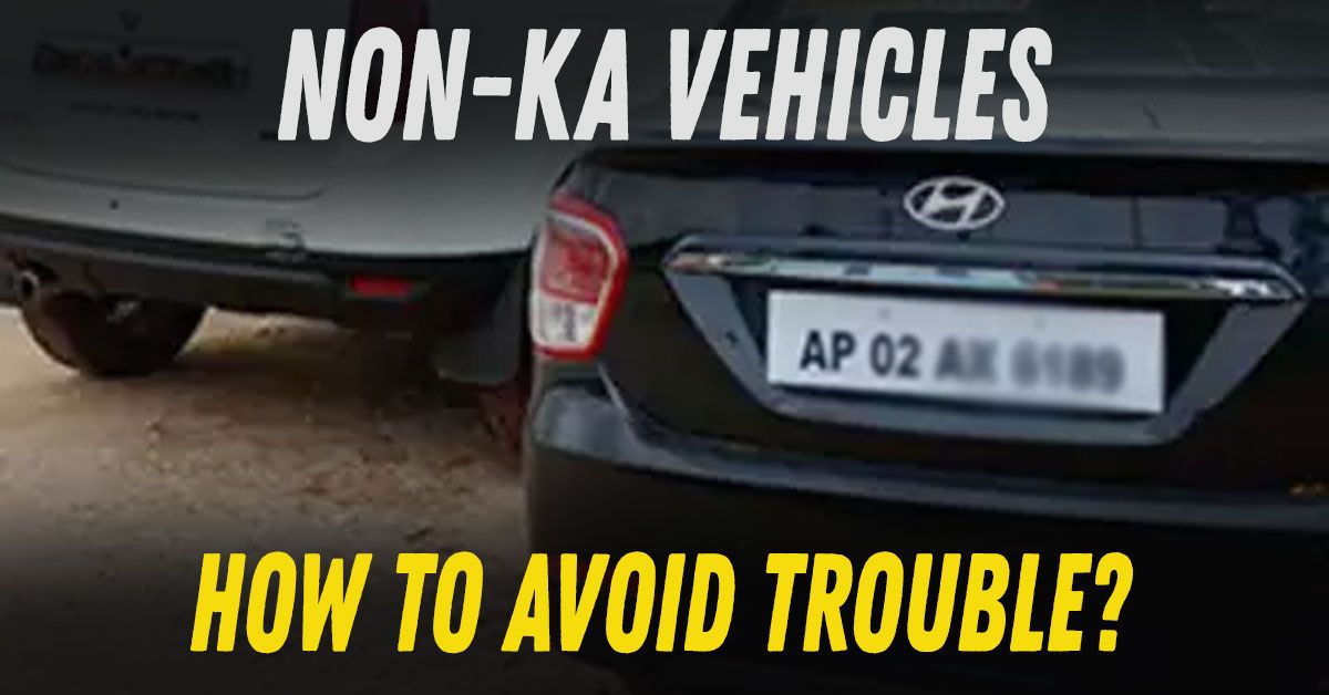 non ka vehicles in bangalore how to avoid trouble non ka vehicles in bangalore how to avoid trouble