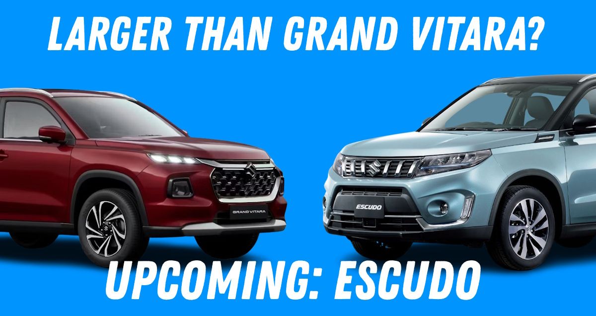 red Grand Vitara and Blue Escudo