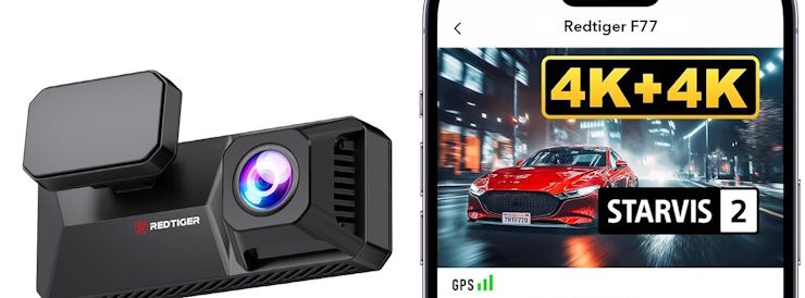 REDTIGER 4K+4K Dash camera