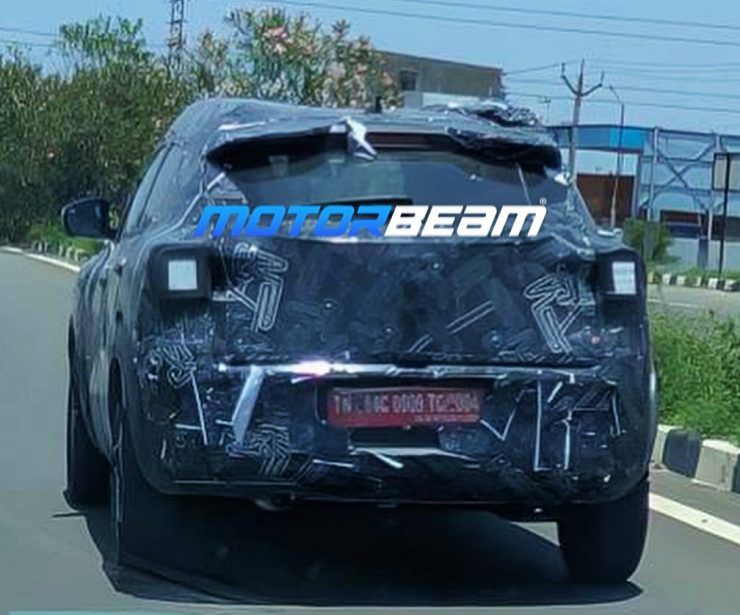 renault kiger facelift rear
