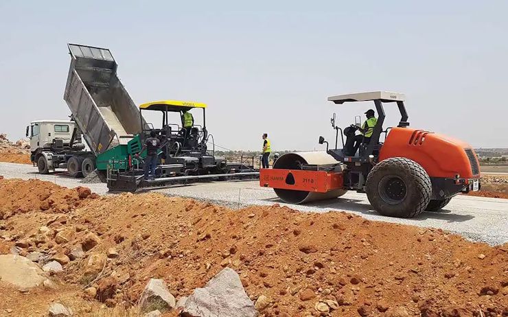 road building india
