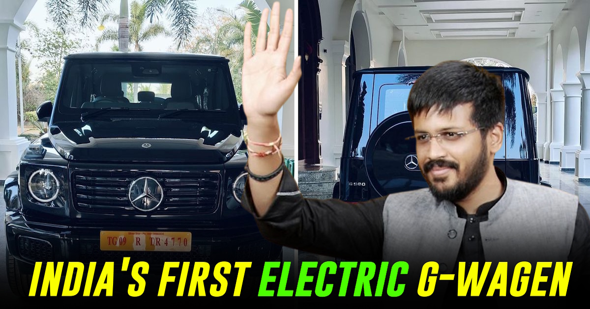 rohit mynampally mla indias first electric mercedes g580 eq