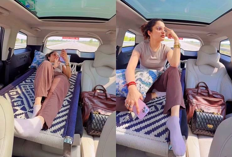 rope bed inside xuv700