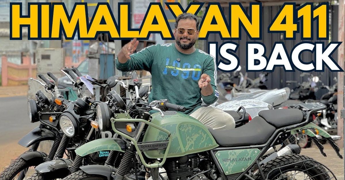 royal enfield himalayan 411 is back royal enfield himalayan 411 is back