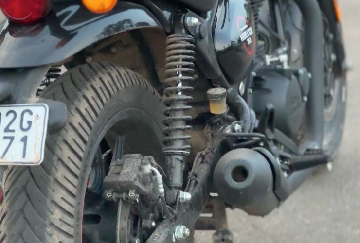 royal enfield hunter 350 rear suspension