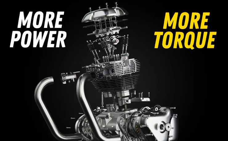 royal enfield new 750cc twin cylinder air-oil cooled engine