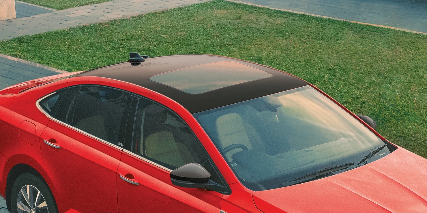 Skoda Slavia Top View