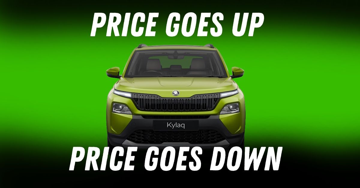 Skoda Kylaq price change