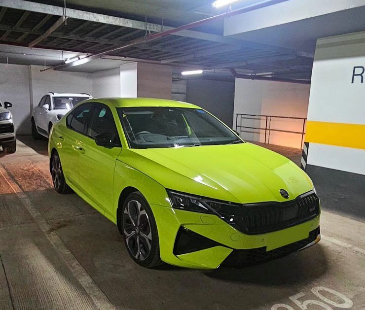skoda octavia vrs front