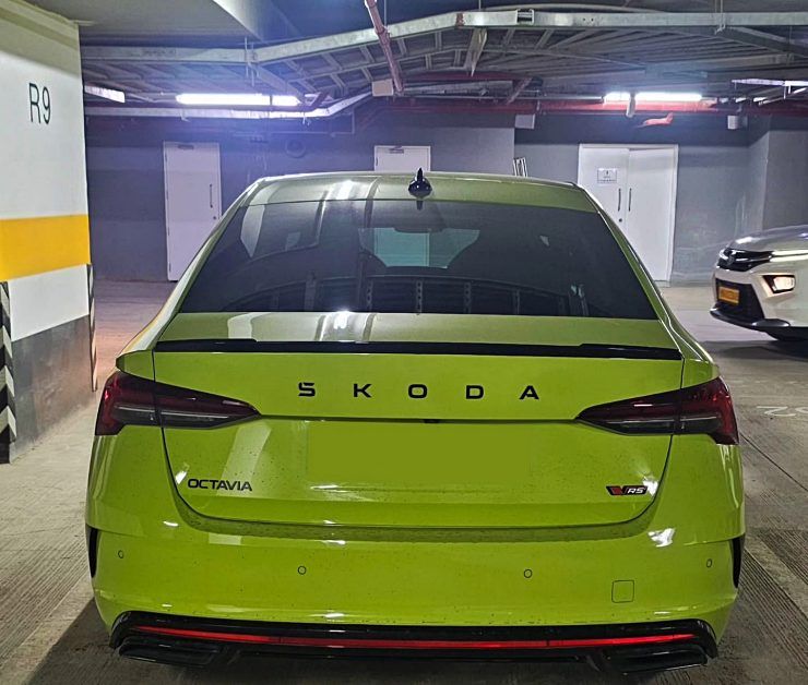 skoda octavia vrs rear