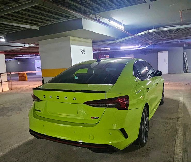 skoda octavia vrs rear right