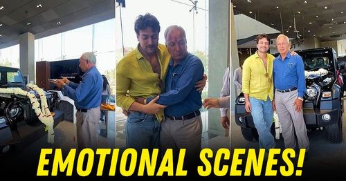 actor arhan patel gifts dad mahindra thar featured actor arhan patel gifts dad mahindra thar featured