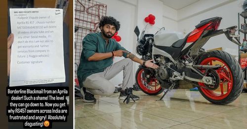 aprilia rs 457 engine trouble dealer threats featured aprilia rs 457 engine trouble dealer threats featured