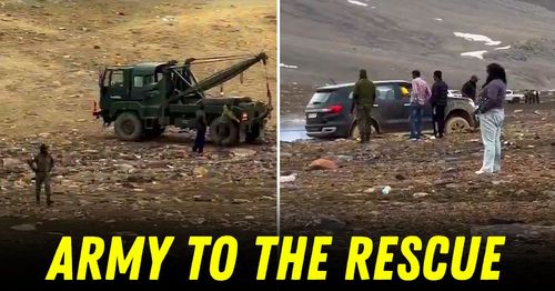 army rescues stuck suvs baralacha la featured army rescues stuck suvs baralacha la featured