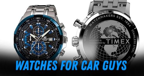 Car enthusiast watches