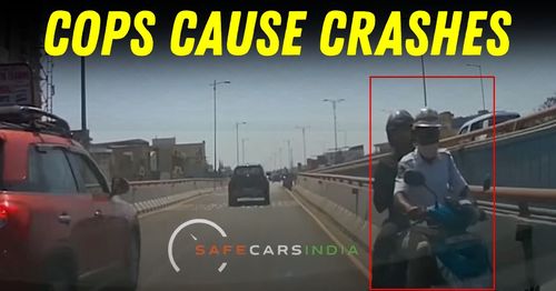 Cops Riding Driving Wrong Side Crash Featured