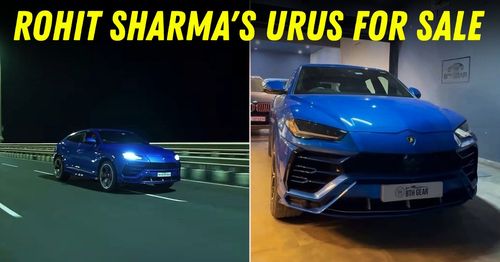 cricketer rohit sharma lamborghini urus for sale featured