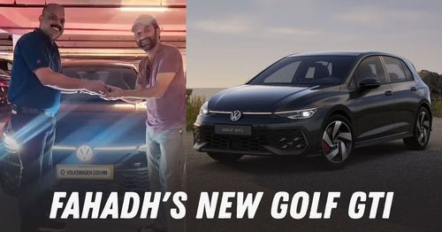 fahadh faasil buys new volkswagen golf gti
