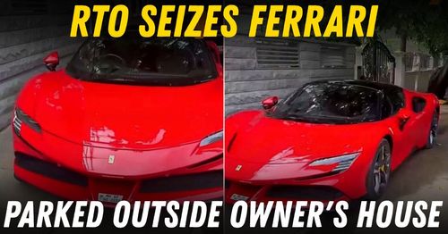 ferrari seized bengaluru rto owner house featured ferrari seized bengaluru rto owner house featured