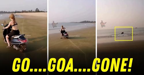 honda activa foreign woman tourist goa beach sea featured honda activa foreign woman tourist goa beach sea featured
