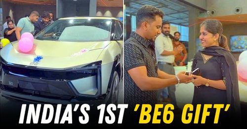 husband gifts wife mahindra be6 electric suv featured husband gifts wife mahindra be6 electric suv featured