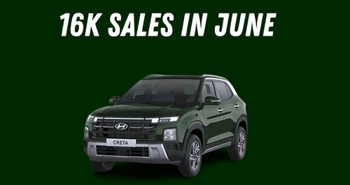 Hyundai Creta June 2025 sales