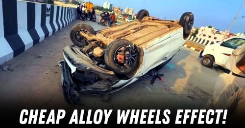 hyundai i20 overturns aftermarket alloy wheel featured hyundai i20 overturns aftermarket alloy wheel featured