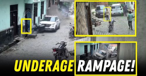 hyundai venue underage driver rampage narrow escape kids featured hyundai venue underage driver rampage narrow escape kids featured