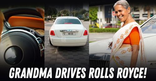 indian grandma drives rolls royce ghost