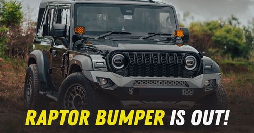 mahindra thar and roxx raptor bumper