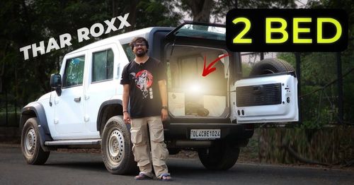 mahindra thar roxx expedition 2 bed set-up featured