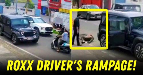 mahindra thar roxx road rage jammu featured
