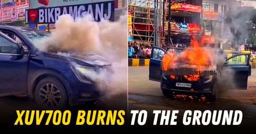 mahindra xuv700 fire bihar bikramganj featured