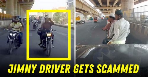 maruti jimny owner gets scammed delhi road featured