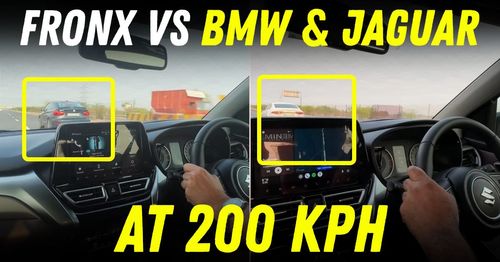 maruti suzuki fronx vs bmw and jaguar at 200 kph featured