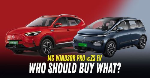 mg windsor pro vs zs ev comparison 