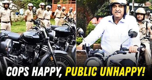 mla asif sait belgaum honda cb 350 bikes police force controversy featured mla asif sait belgaum honda cb 350 bikes police force controversy featured